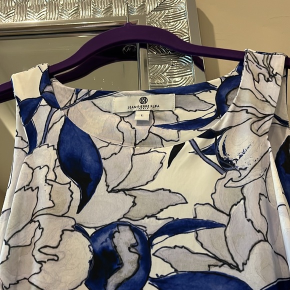 Cure summer shift dress. Beautiful flower pattern. Size L. - Picture 2 of 5